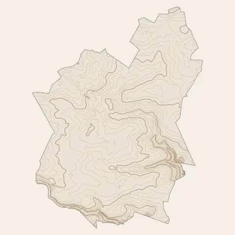 Saint-André-de-l'Eure : courbes de niveau