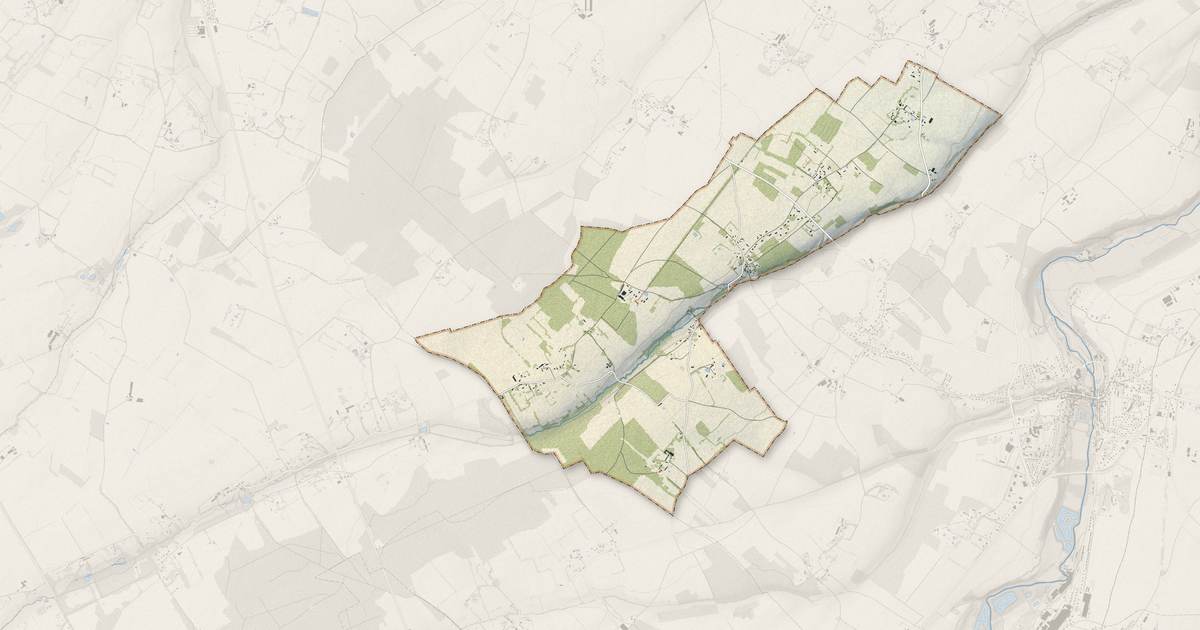 Portrait cartographique de Saint-Antonin-de-Sommaire : relief, eau, forêts, bâti et voies, calculés à partir des données de l'IGN
