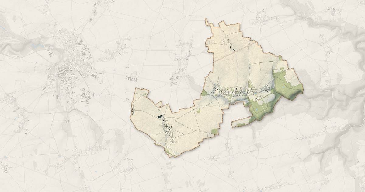 Portrait cartographique de Saint-Aubin-d'Écrosville : relief, eau, forêts, bâti et voies, calculés à partir des données de l'IGN