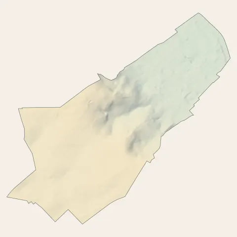 Saint-Marcel : relief