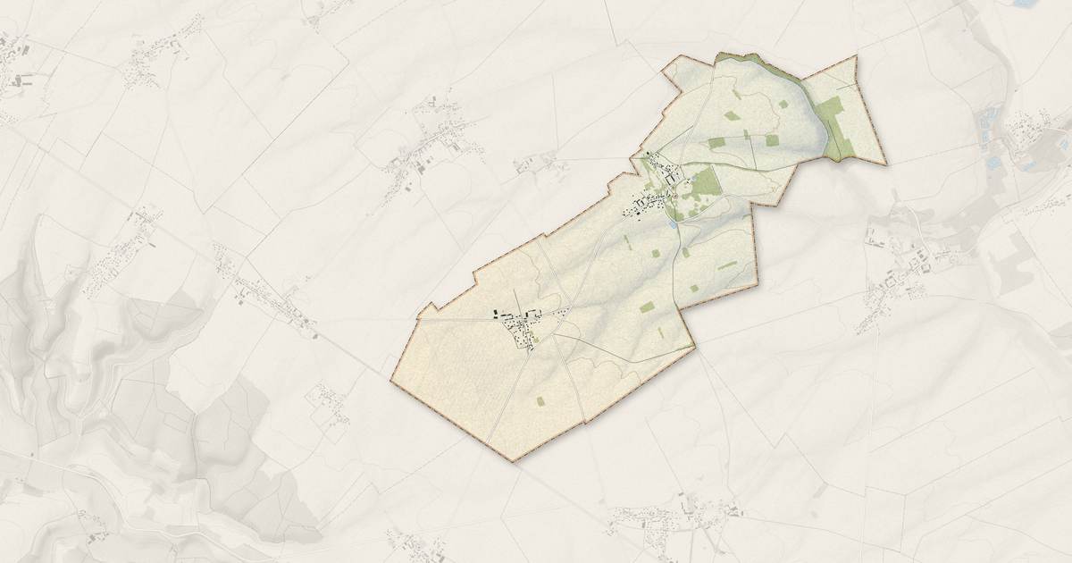 Portrait cartographique de Sainte-Marie-de-Vatimesnil : relief, eau, forêts, bâti et voies, calculés à partir des données de l'IGN