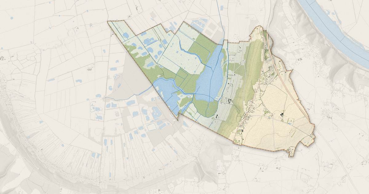Portrait cartographique de Sainte-Opportune-la-Mare : relief, eau, forêts, bâti et voies, calculés à partir des données de l'IGN