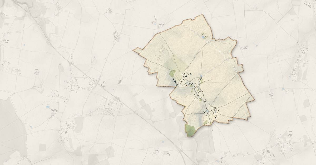 Portrait cartographique de Tilleul-Dame-Agnès : relief, eau, forêts, bâti et voies, calculés à partir des données de l'IGN