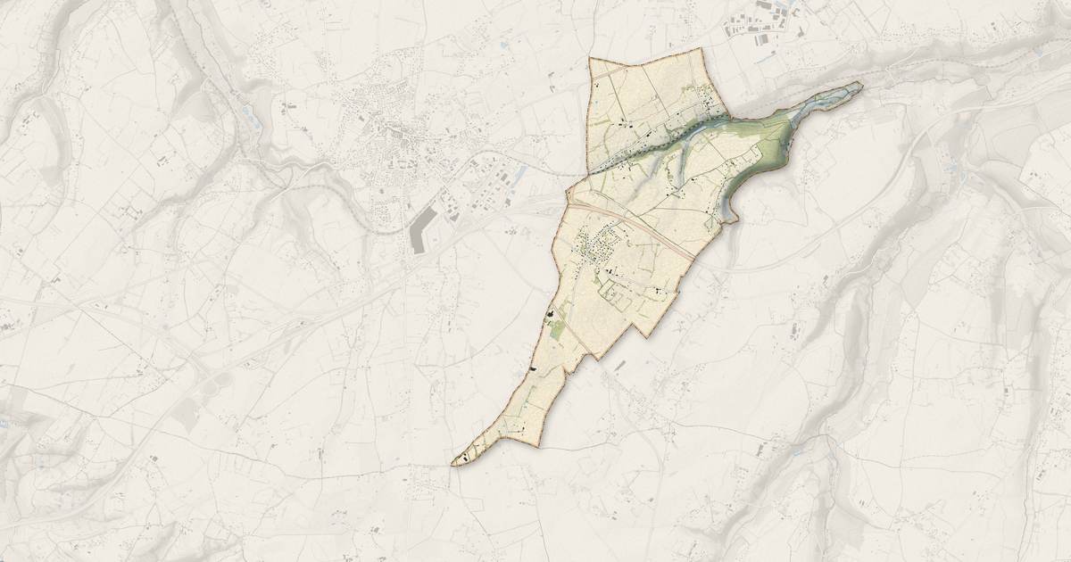 Portrait cartographique de Le Torpt : relief, eau, forêts, bâti et voies, calculés à partir des données de l'IGN