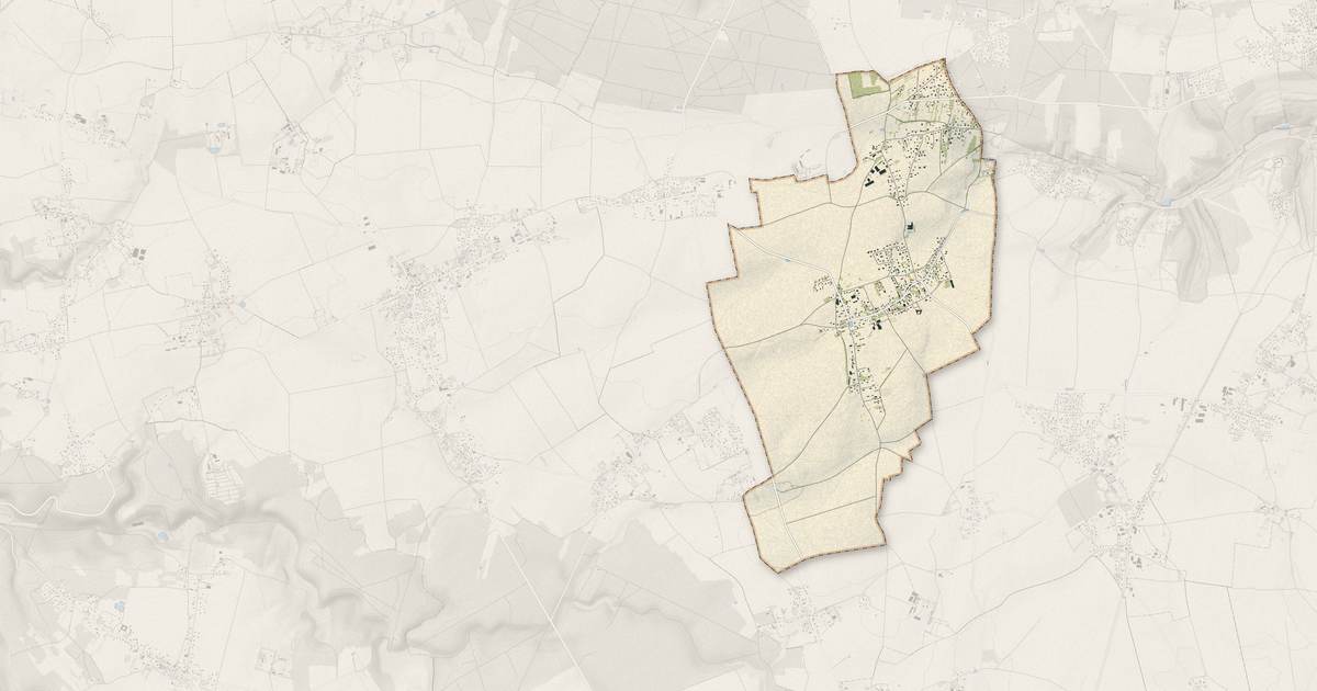 Portrait cartographique de Tourville-la-Campagne : relief, eau, forêts, bâti et voies, calculés à partir des données de l'IGN