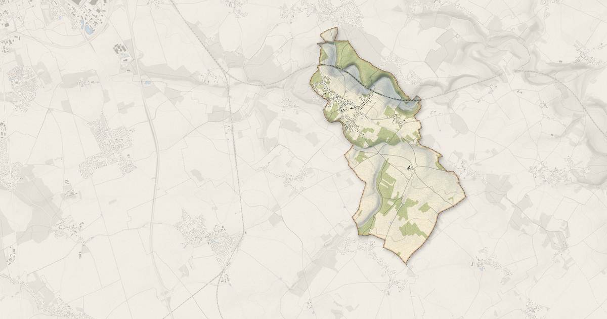 Portrait cartographique de Le Val-David : relief, eau, forêts, bâti et voies, calculés à partir des données de l'IGN