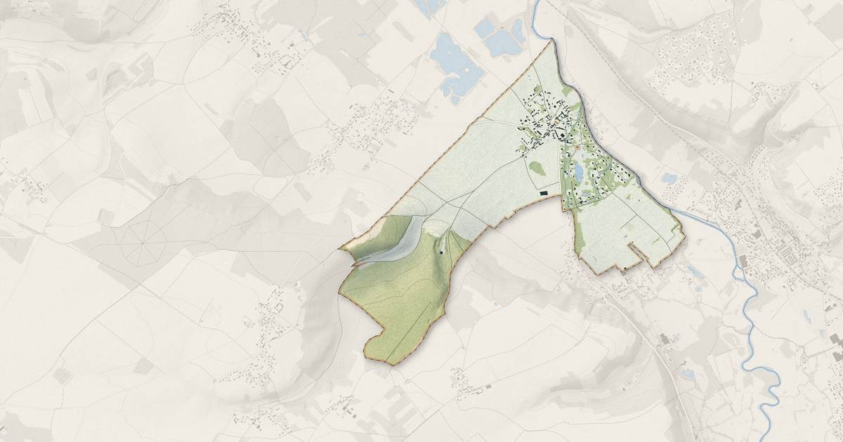 Portrait cartographique de Vaux-sur-Eure : relief, eau, forêts, bâti et voies, calculés à partir des données de l'IGN