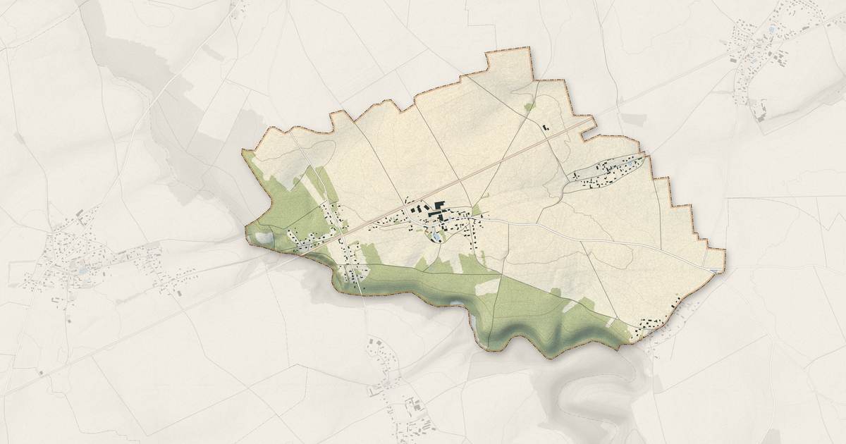 Portrait cartographique de Venon : relief, eau, forêts, bâti et voies, calculés à partir des données de l'IGN