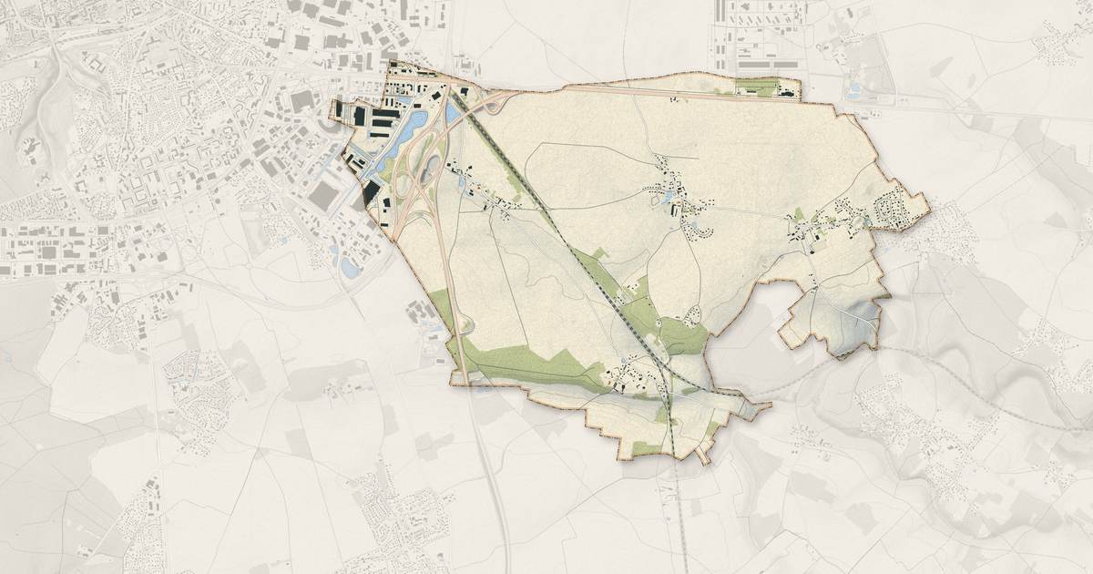 Portrait cartographique de Le Vieil-Évreux : relief, eau, forêts, bâti et voies, calculés à partir des données de l'IGN