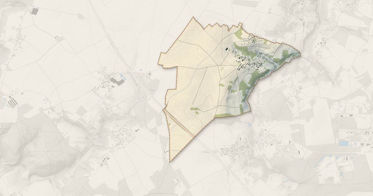 Portrait cartographique de Villez-sous-Bailleul : relief, eau, forêts, bâti et voies, calculés à partir des données de l'IGN