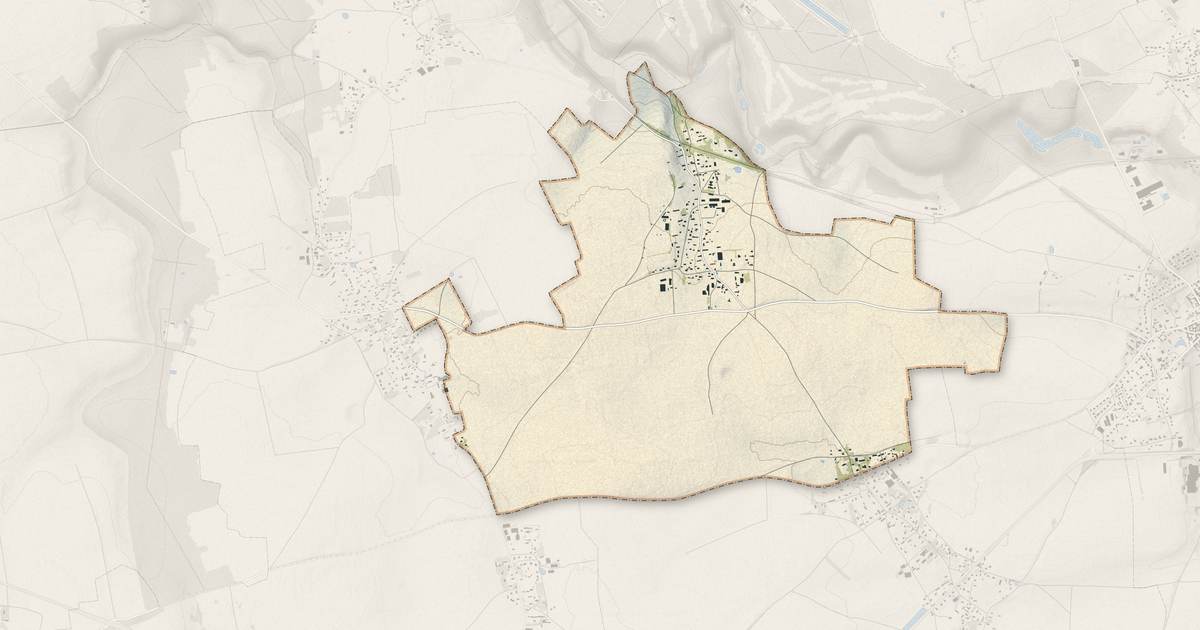 Portrait cartographique de Villez-sur-le-Neubourg : relief, eau, forêts, bâti et voies, calculés à partir des données de l'IGN