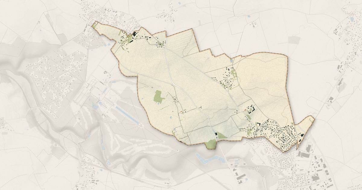 Portrait cartographique de Vitot : relief, eau, forêts, bâti et voies, calculés à partir des données de l'IGN