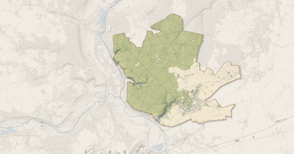 Portrait cartographique de Abondant : relief, eau, forêts, bâti et voies, calculés à partir des données de l'IGN
