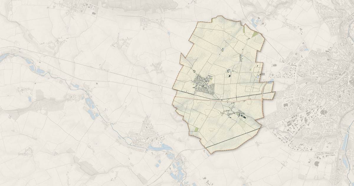Portrait cartographique de Amilly : relief, eau, forêts, bâti et voies, calculés à partir des données de l'IGN