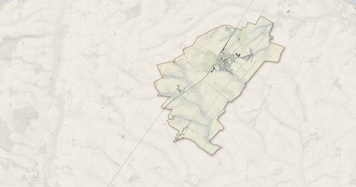Portrait cartographique de Bailleau-le-Pin : relief, eau, forêts, bâti et voies, calculés à partir des données de l'IGN