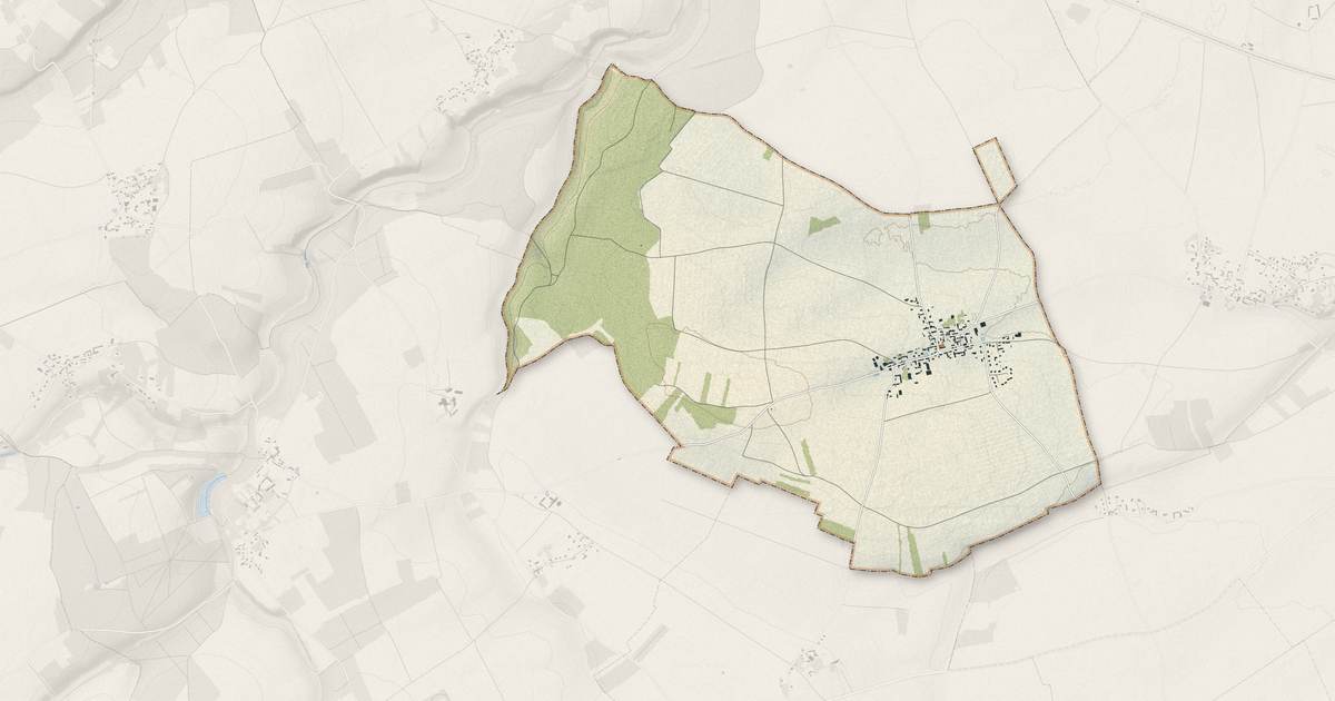 Portrait cartographique de Boissy-en-Drouais : relief, eau, forêts, bâti et voies, calculés à partir des données de l'IGN