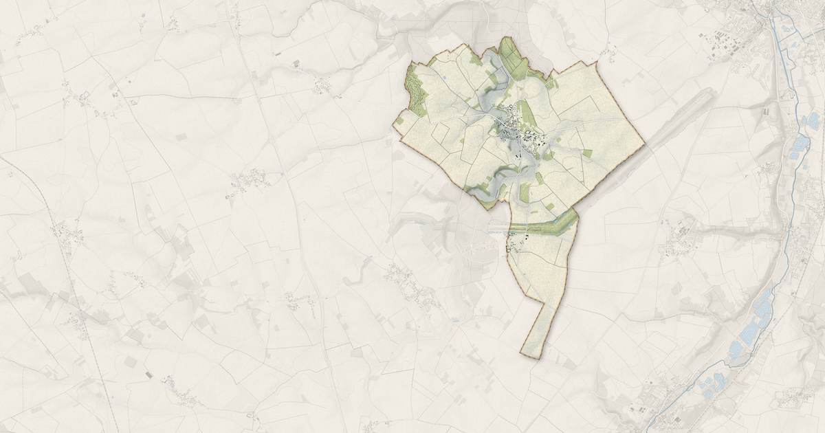 Portrait cartographique de Bouglainval : relief, eau, forêts, bâti et voies, calculés à partir des données de l'IGN