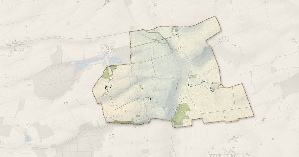 Portrait cartographique de Cernay : relief, eau, forêts, bâti et voies, calculés à partir des données de l'IGN