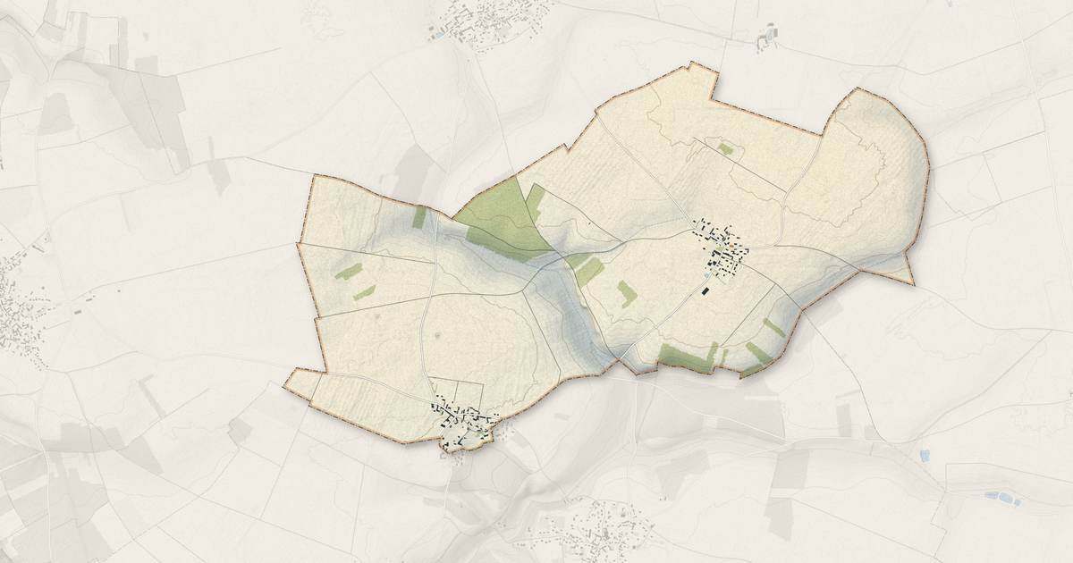 Portrait cartographique de La Chapelle-Forainvilliers : relief, eau, forêts, bâti et voies, calculés à partir des données de l'IGN