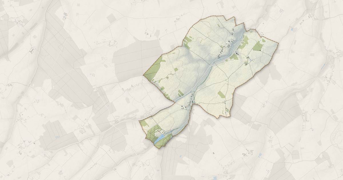 Portrait cartographique de Les Châtelets : relief, eau, forêts, bâti et voies, calculés à partir des données de l'IGN