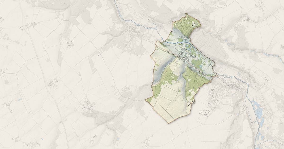 Portrait cartographique de Chaudon : relief, eau, forêts, bâti et voies, calculés à partir des données de l'IGN