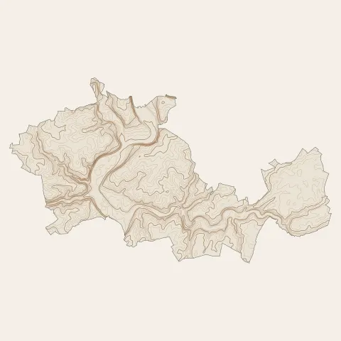 Cloyes-les-Trois-Rivières : courbes de niveau