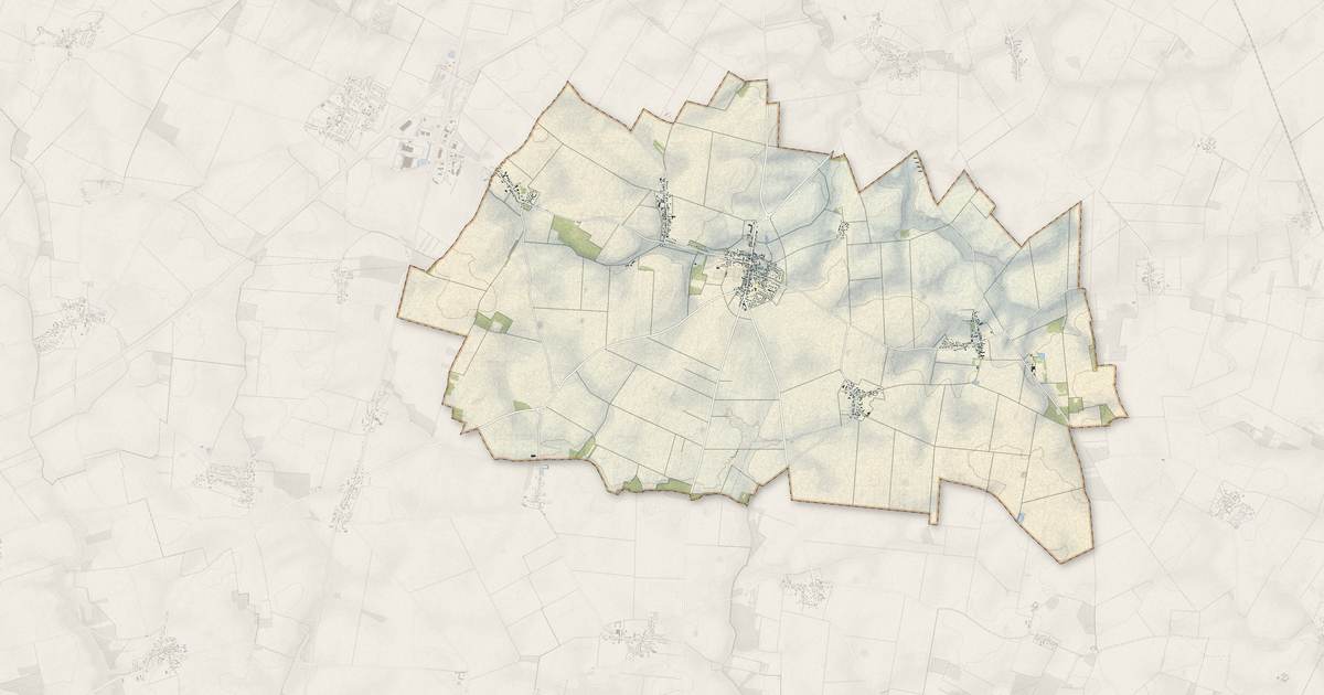Portrait cartographique de Dammarie : relief, eau, forêts, bâti et voies, calculés à partir des données de l'IGN