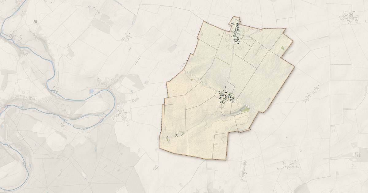 Portrait cartographique de Dancy : relief, eau, forêts, bâti et voies, calculés à partir des données de l'IGN