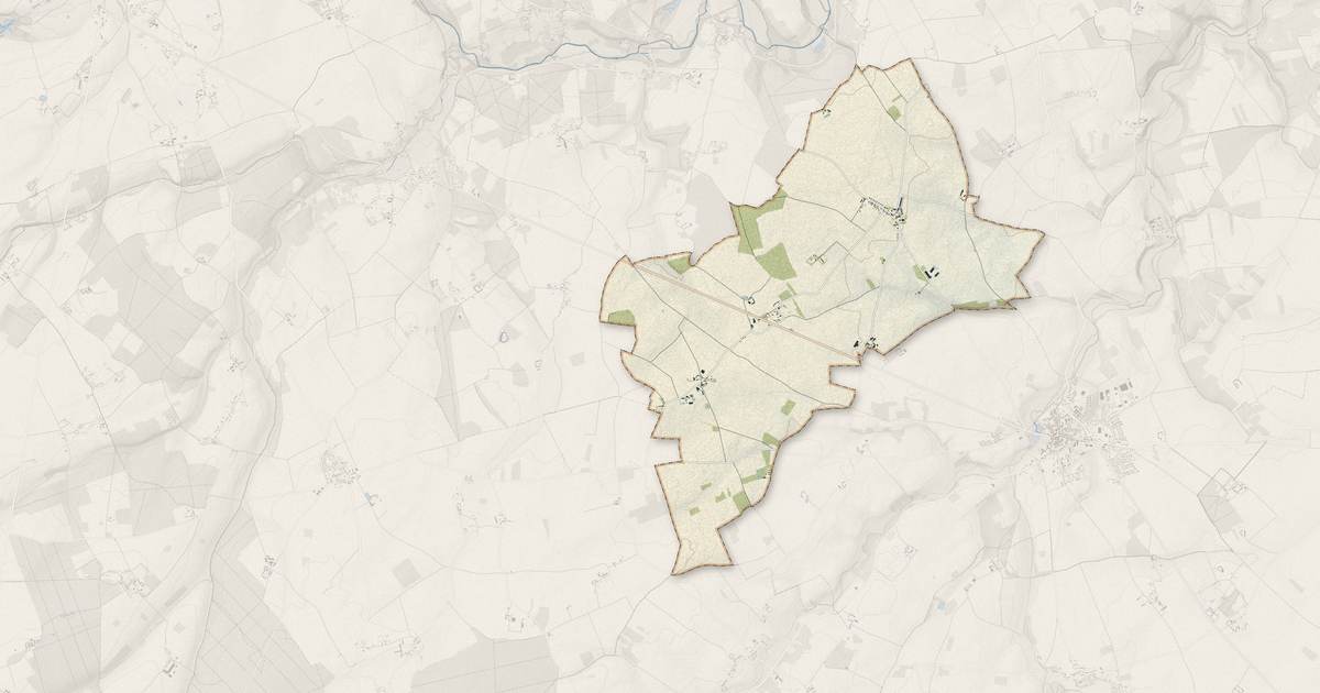 Portrait cartographique de Fessanvilliers-Mattanvilliers : relief, eau, forêts, bâti et voies, calculés à partir des données de l'IGN