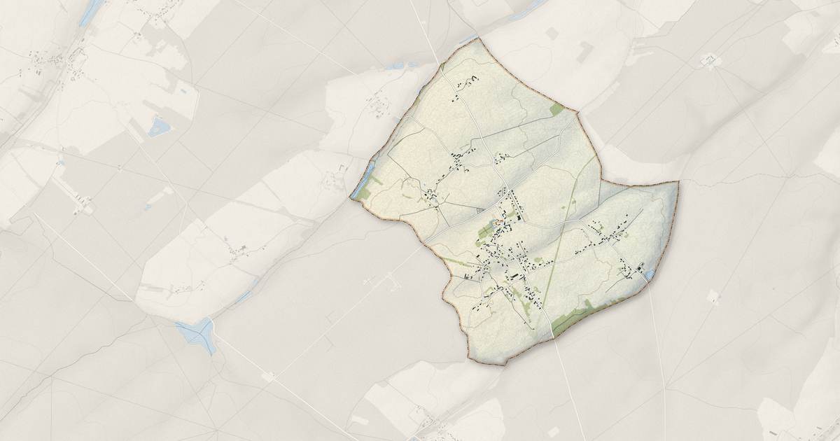 Portrait cartographique de La Framboisière : relief, eau, forêts, bâti et voies, calculés à partir des données de l'IGN