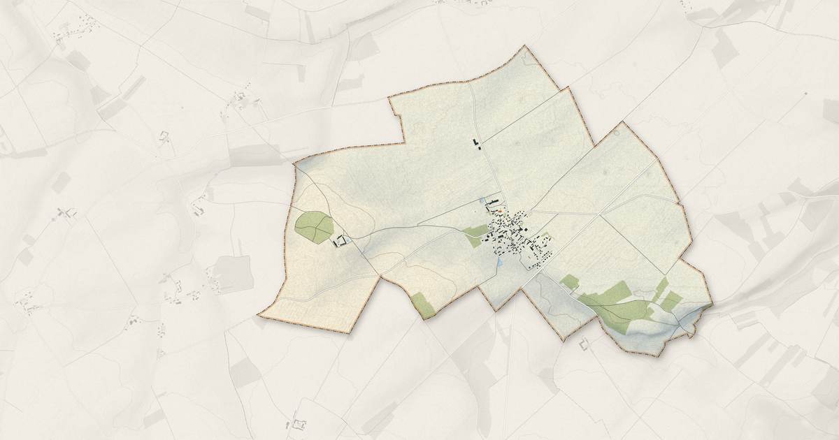 Portrait cartographique de Garancières-en-Drouais : relief, eau, forêts, bâti et voies, calculés à partir des données de l'IGN