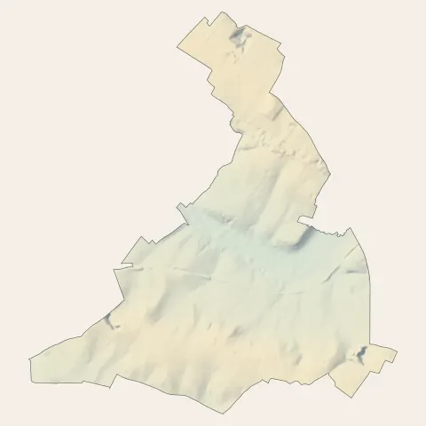 Hanches : relief