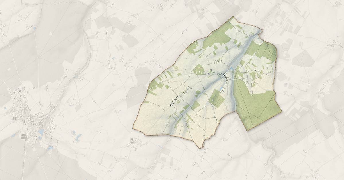Portrait cartographique de Jaudrais : relief, eau, forêts, bâti et voies, calculés à partir des données de l'IGN