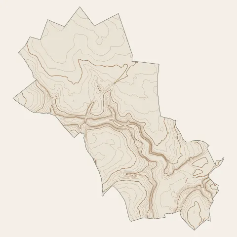 Lèves : courbes de niveau