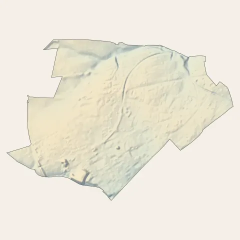 Lucé : relief