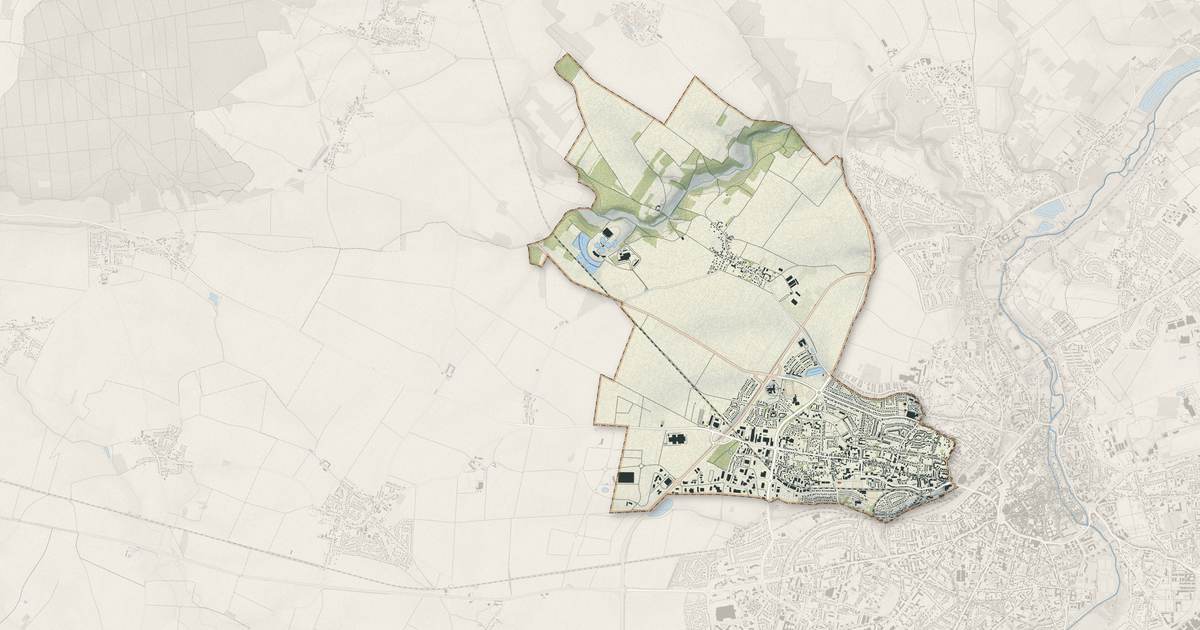 Portrait cartographique de Mainvilliers : relief, eau, forêts, bâti et voies, calculés à partir des données de l'IGN