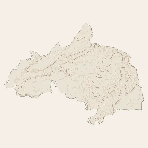 Arcisses : courbes de niveau
