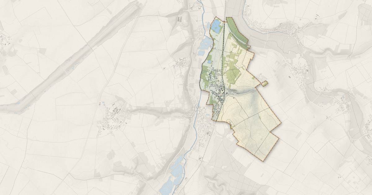 Portrait cartographique de Mévoisins : relief, eau, forêts, bâti et voies, calculés à partir des données de l'IGN