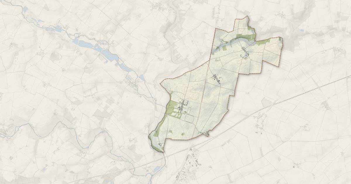 Portrait cartographique de Montboissier : relief, eau, forêts, bâti et voies, calculés à partir des données de l'IGN
