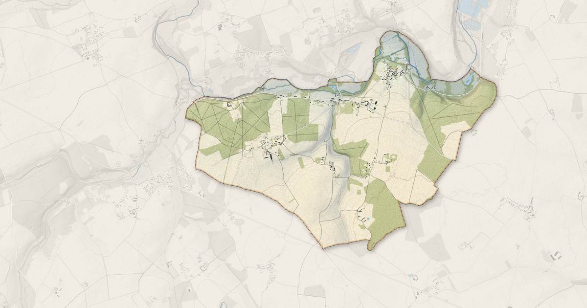 Portrait cartographique de Montigny-sur-Avre : relief, eau, forêts, bâti et voies, calculés à partir des données de l'IGN