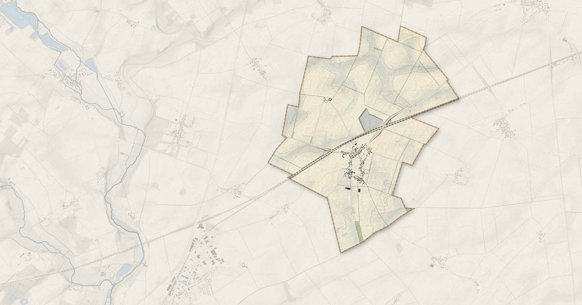 Portrait cartographique de Moriers : relief, eau, forêts, bâti et voies, calculés à partir des données de l'IGN