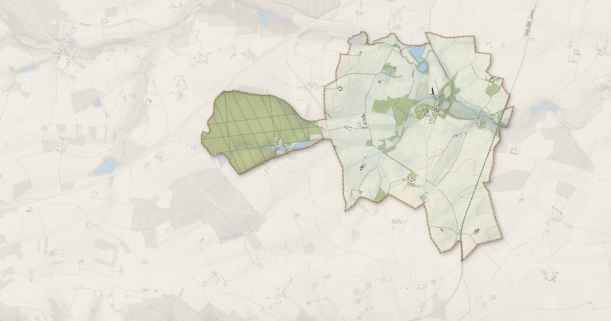 Portrait cartographique de Mottereau : relief, eau, forêts, bâti et voies, calculés à partir des données de l'IGN