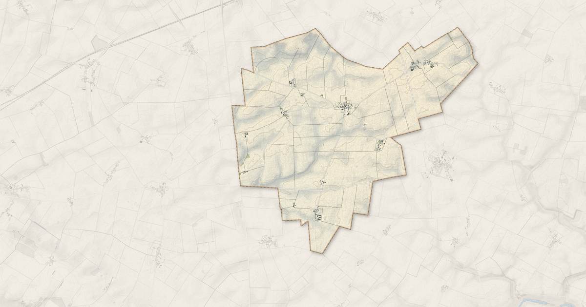Portrait cartographique de Neuvy-en-Dunois : relief, eau, forêts, bâti et voies, calculés à partir des données de l'IGN
