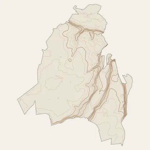Nogent-le-Roi : courbes de niveau