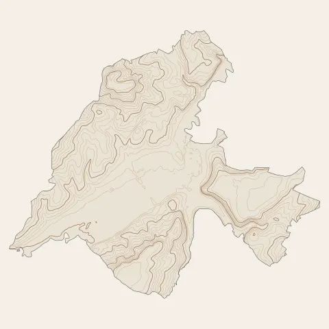 Nogent-le-Rotrou : courbes de niveau