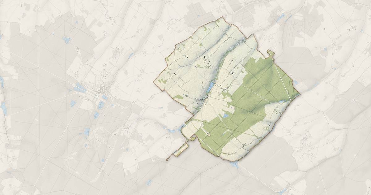 Portrait cartographique de La Puisaye : relief, eau, forêts, bâti et voies, calculés à partir des données de l'IGN
