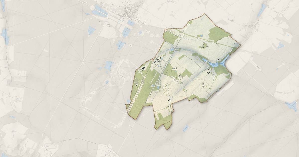 Portrait cartographique de Les Ressuintes : relief, eau, forêts, bâti et voies, calculés à partir des données de l'IGN