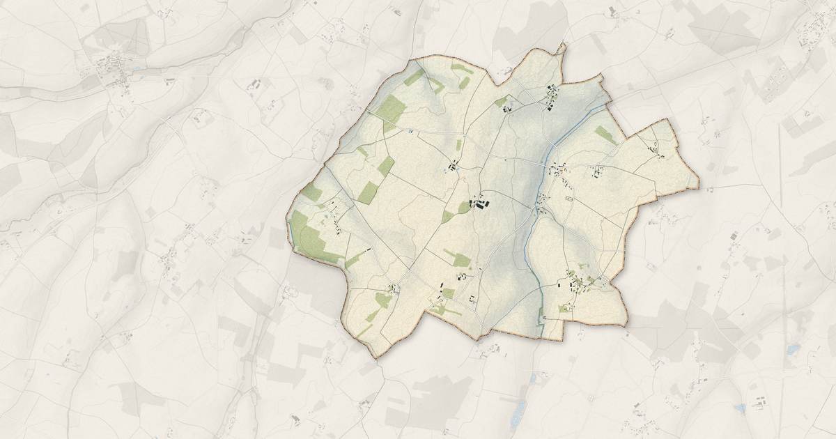 Portrait cartographique de Rohaire : relief, eau, forêts, bâti et voies, calculés à partir des données de l'IGN