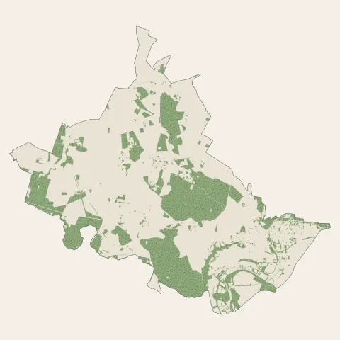 Saint-Denis-Lanneray : bois, forêts et landes