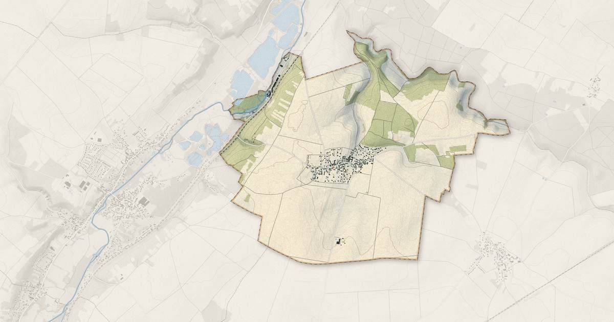Portrait cartographique de Soulaires : relief, eau, forêts, bâti et voies, calculés à partir des données de l'IGN